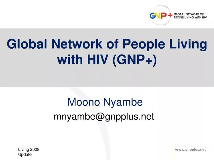 global network of people living with hiv gnp