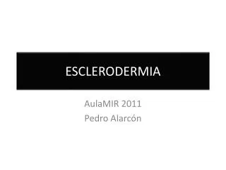 esclerodermia