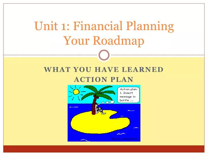 unit 1 financial planning your roadmap