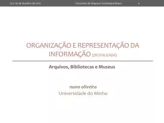 organiza o e representa o da informa o digitalizada