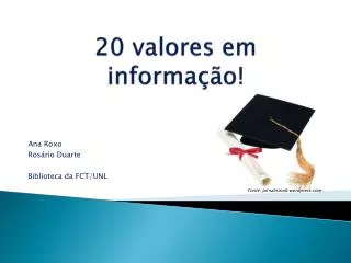 20 valores em informa o