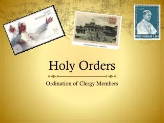 Holy Orders