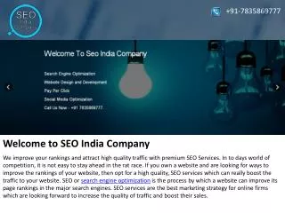 SEO India Company