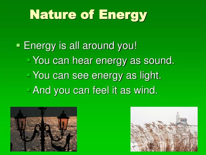 nature of energy