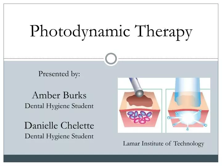 photodynamic therapy