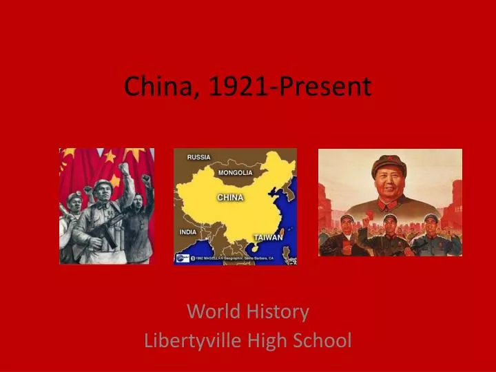 china 1921 present