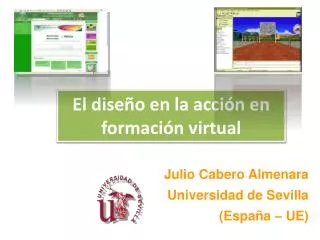 el dise o en la acci n en formaci n virtual