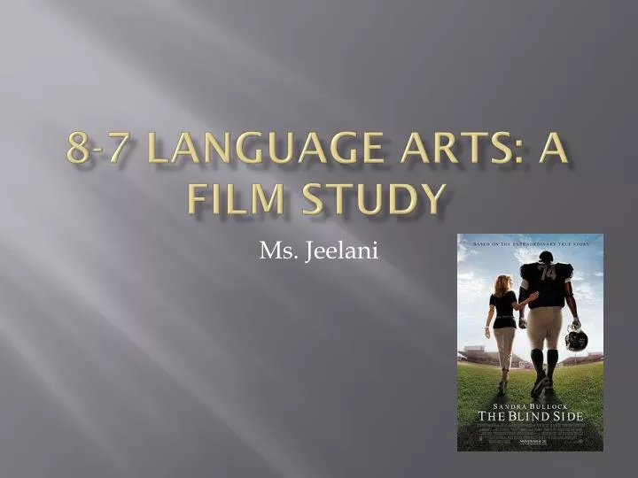 8 7 language arts a film study