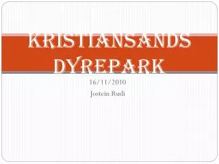 kristiansands dyrepark