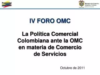 iv foro omc