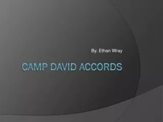 Camp David accords