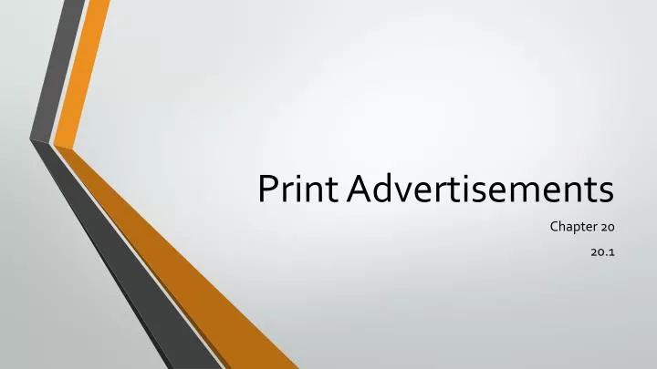 print advertisements