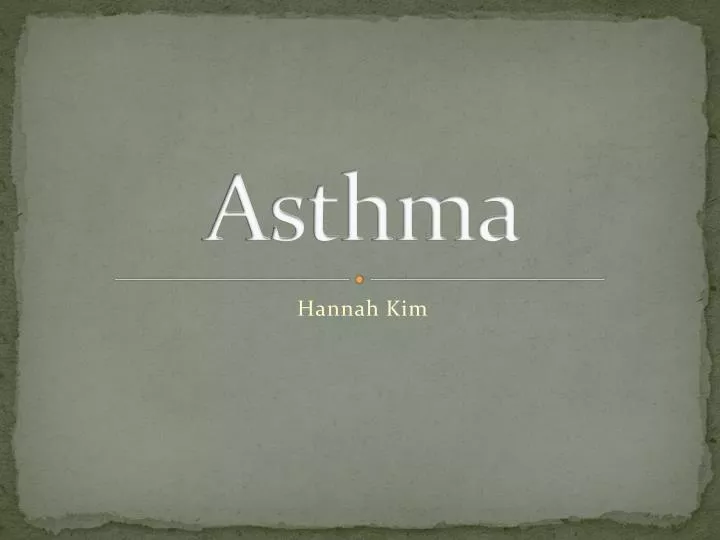 asthma