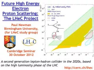 Future High Energy Electron Proton Scattering : The LHeC Project