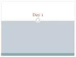Day 1 - slide 1