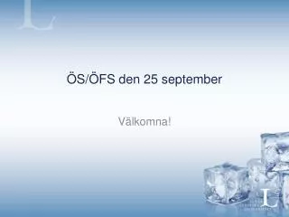 s fs den 25 september