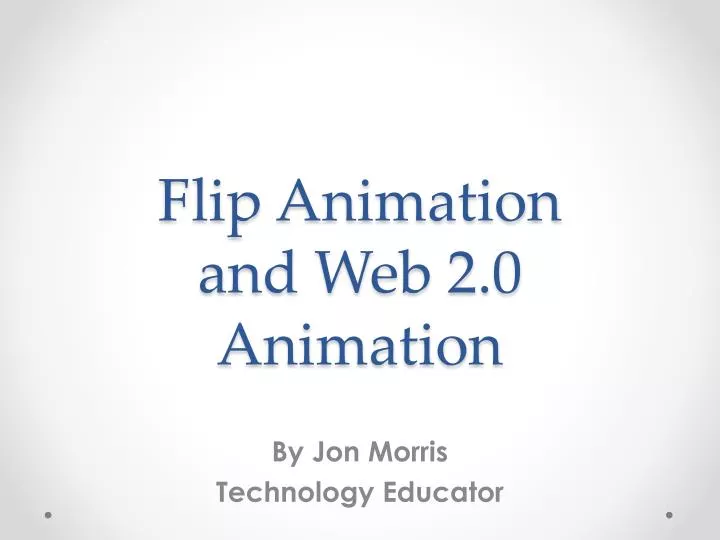 flip animation and web 2 0 animation