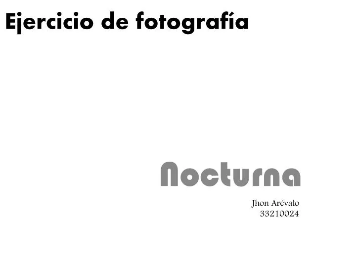 ejercicio de fotograf a