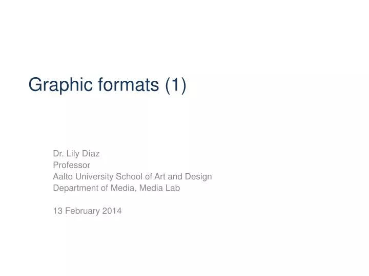 graphic formats 1