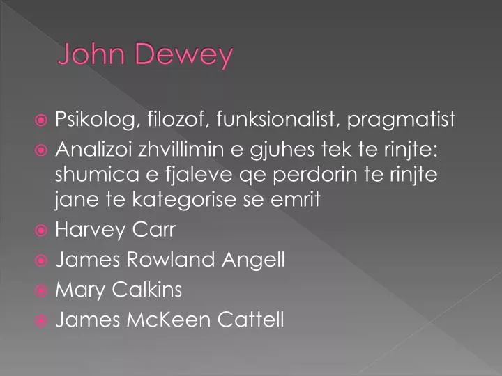 john d ewey