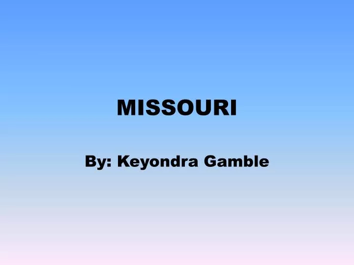 missouri