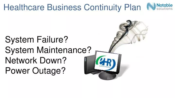 healthcare business continuity plan
