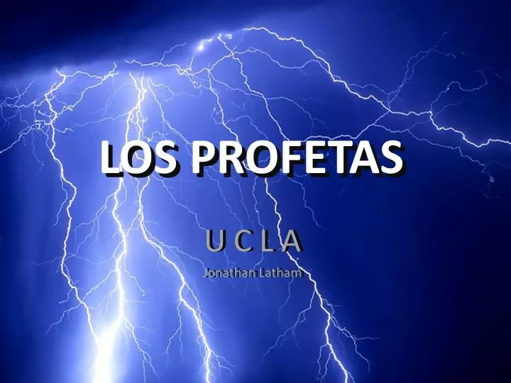 los profetas