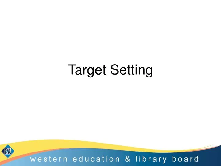 target setting