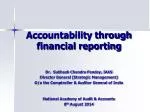 Accountability through financial reporting - slide 1