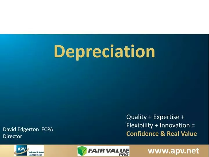 depreciation