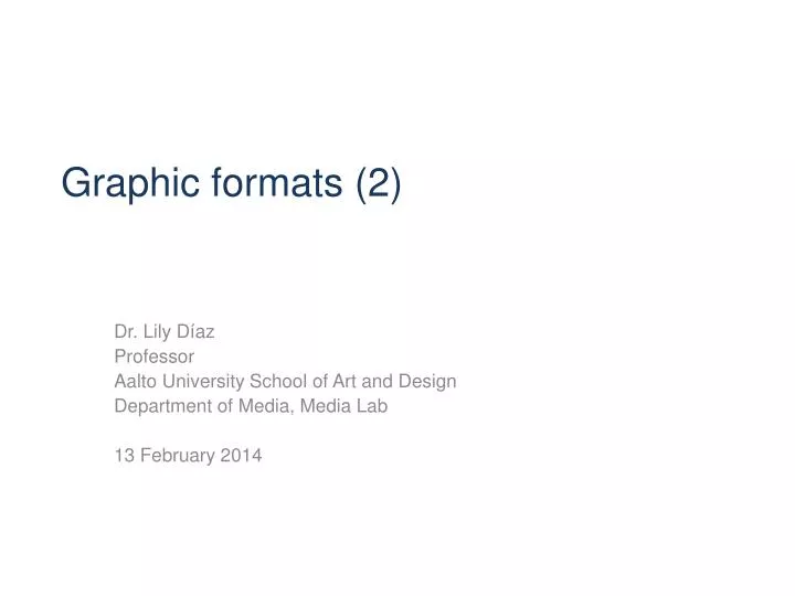 graphic formats 2