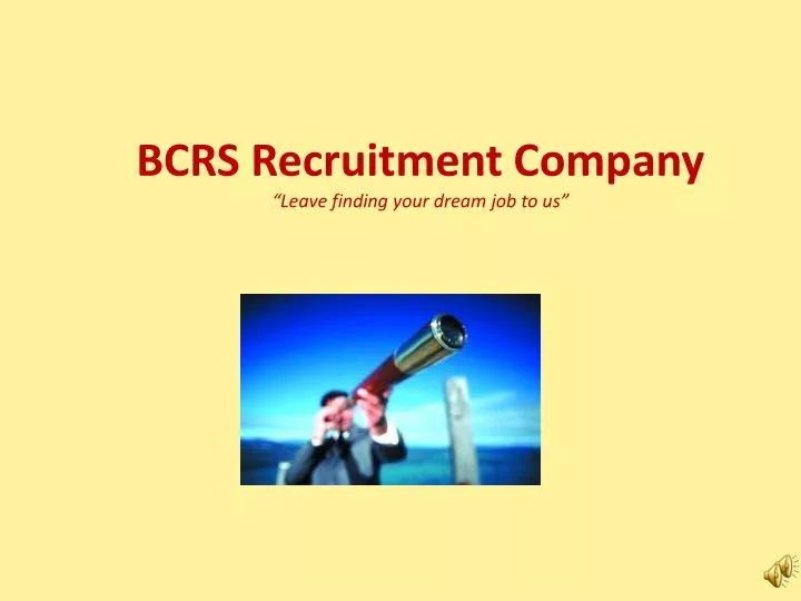 bcrs recruitment company leave finding your dream job to us