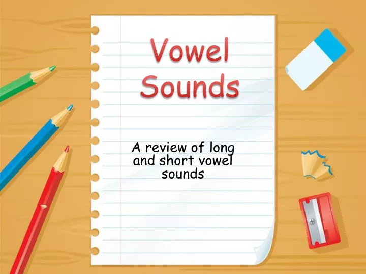 vowel sounds