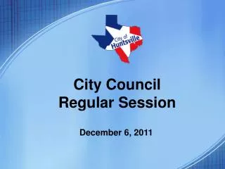 City Council Regular Session