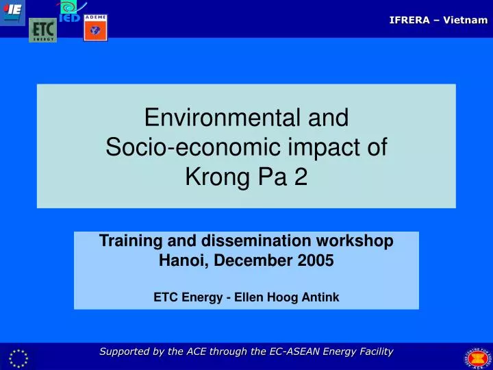 environmental and socio economic impact of krong pa 2