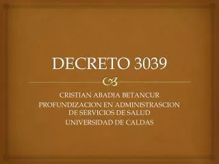 decreto 3039