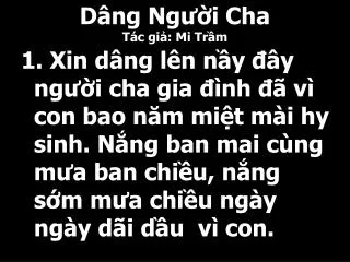 d ng ng i cha t c gi mi tr m