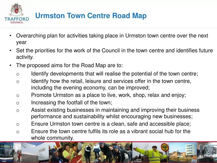 urmston town centre road map