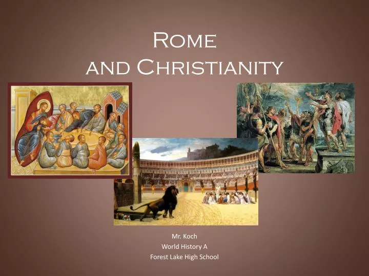 rome and christianity