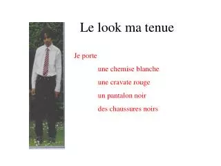 le look ma tenue