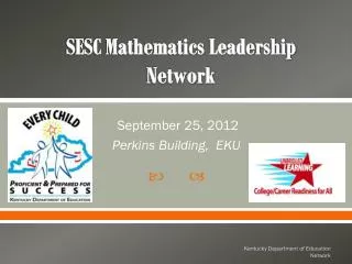 SESC Mathematics Leadership Network