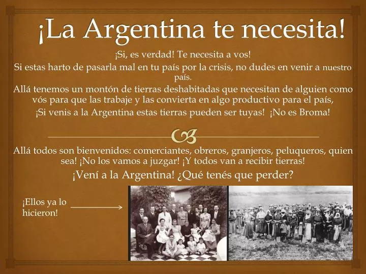 la argentina te necesita