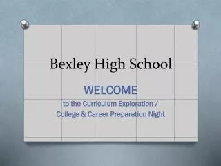 Bexley High School