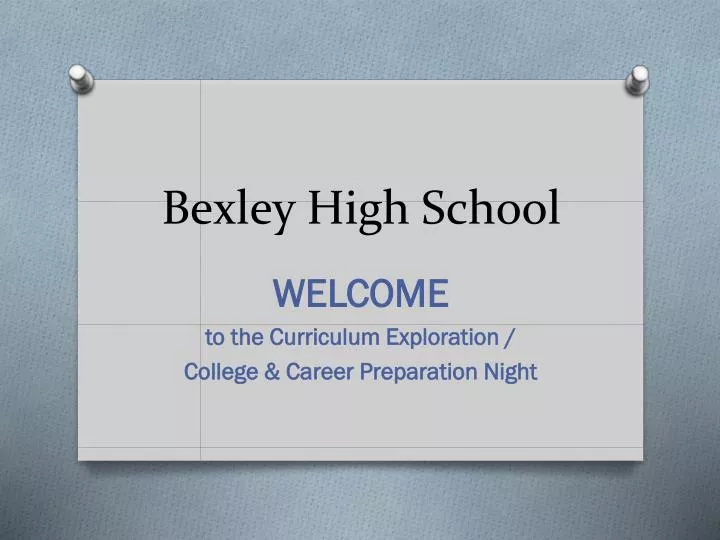 bexley high school