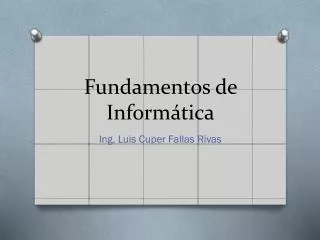 fundamentos de inform tica