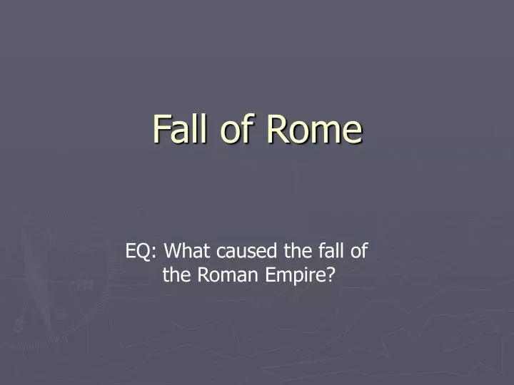 fall of rome