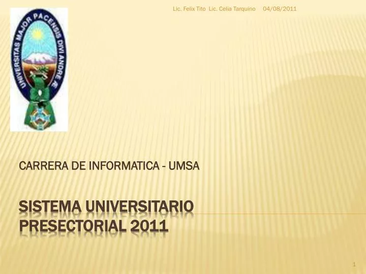 carrera de informatica umsa