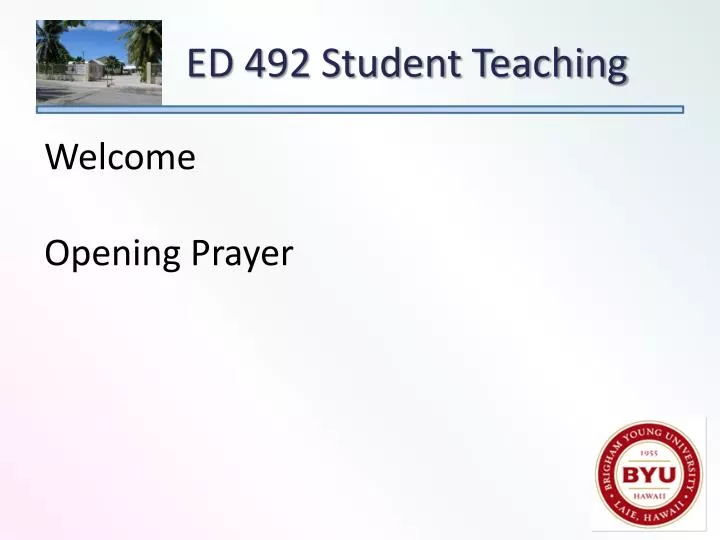welcome opening prayer