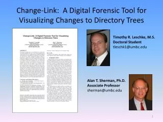 Change-Link: A Digital Forensic Tool for Visualizing Changes to Directory Trees