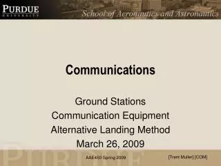 Communications